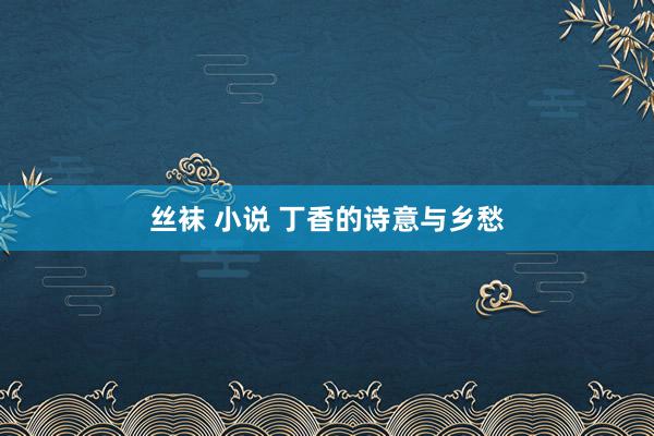 丝袜 小说 丁香的诗意与乡愁
